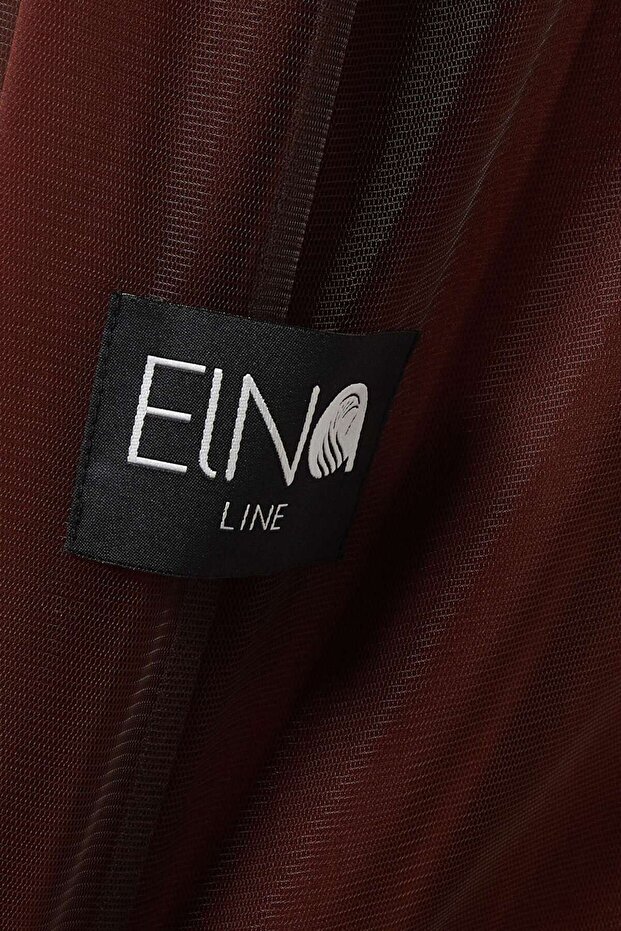 Şık Açık Ön Abaya Üstün Konfor ve Zarafet ile Tül Detay ve Sheila ile Tamamlayıcı - 5