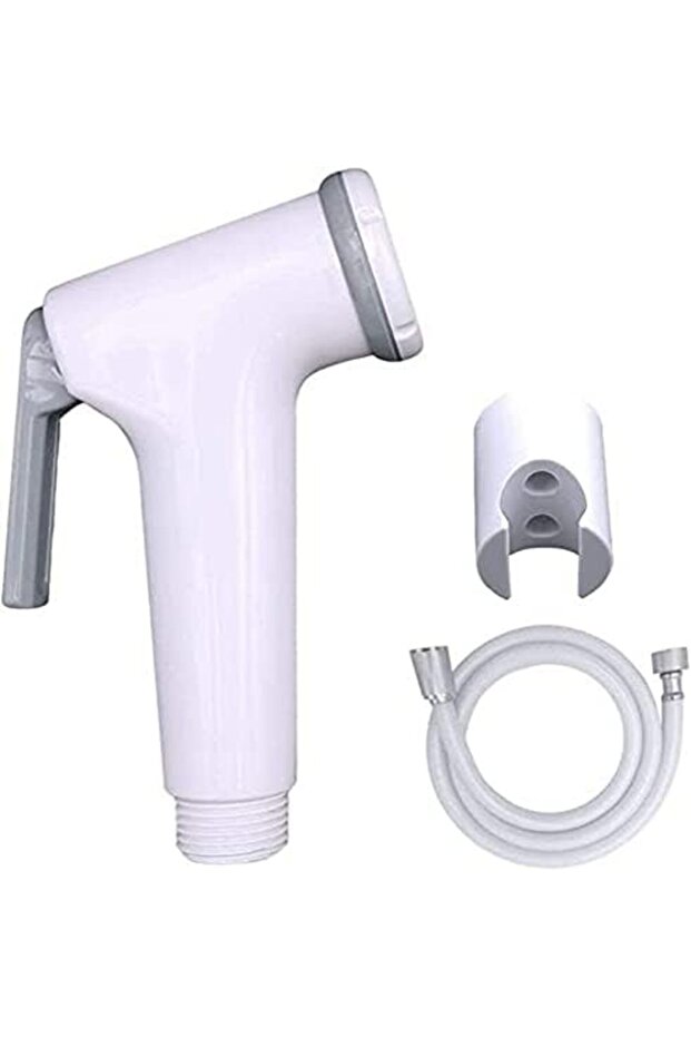 Alsaqer Toilet Shattaf Set Plastic Handheld Bidet Sprayer with Adjustable Water Pressure C
