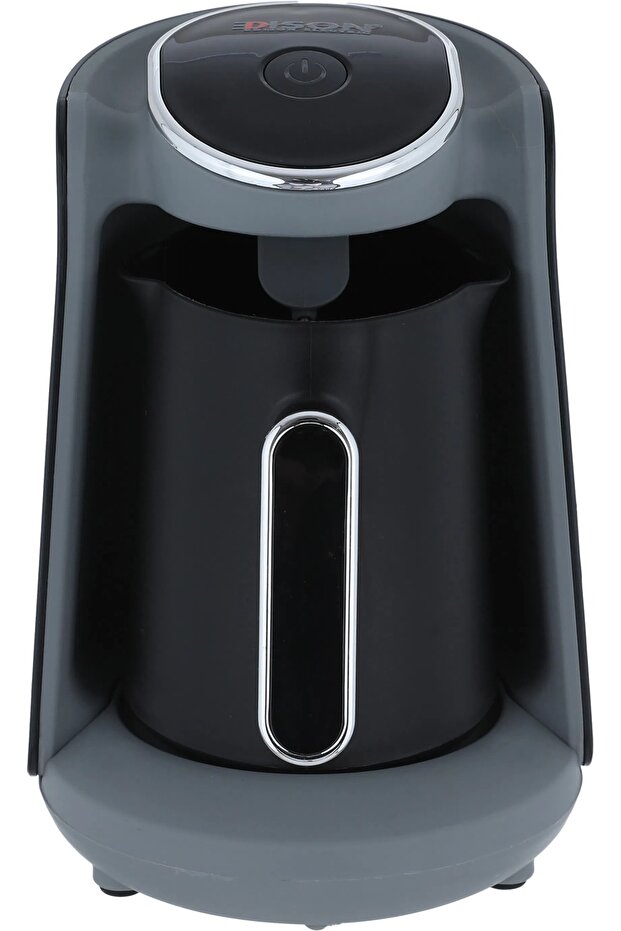 ماكينة صنع القهوة، 400 واط، 4 أكواب - أسود رمادي - 1