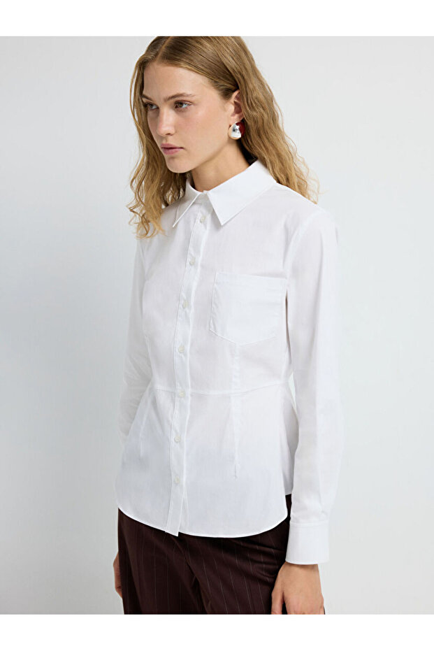 Dikiş Detaylı Gömlek - 3