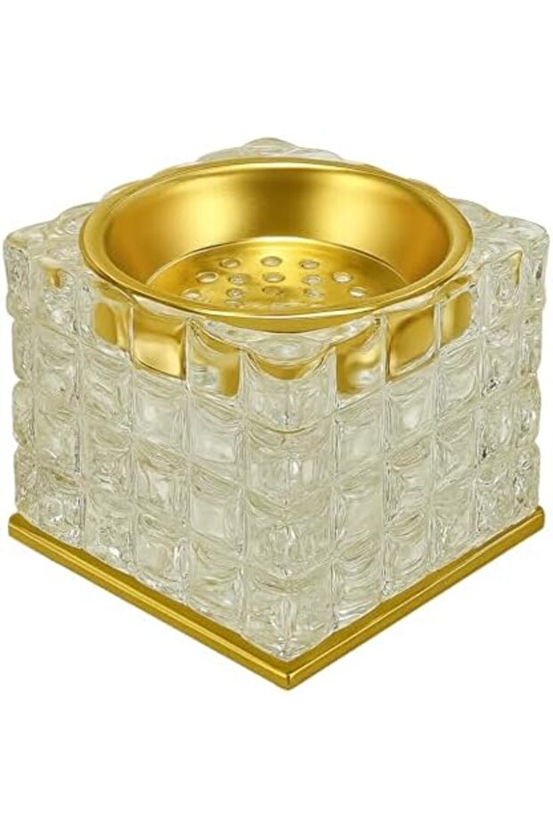 Crystal Glass Bakhoor Burner | Oud burner | Incense Bakhoor Charcoal Burner | Frankincense B