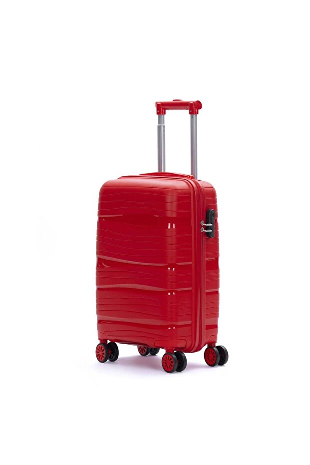 Orta Boy Kırılmaz Silikon Valiz Dalgalı Model - 4