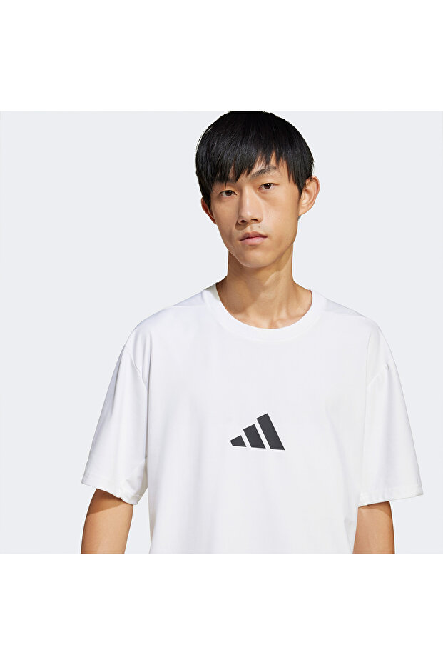 Z.N.E. Loose Fit Erkek Beyaz T-Shirt - 7