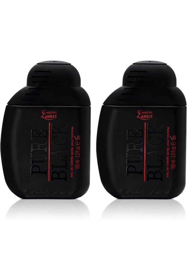 - Pure Black (Pack of 2) | Fougere, Fruity & Woody Long Lasting Fragrance | Perfume f