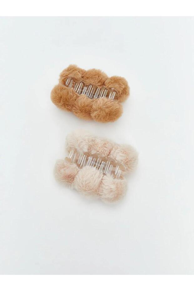Lcw Accessories Plush Women's Clasp Buckle Set of 2 (W5)