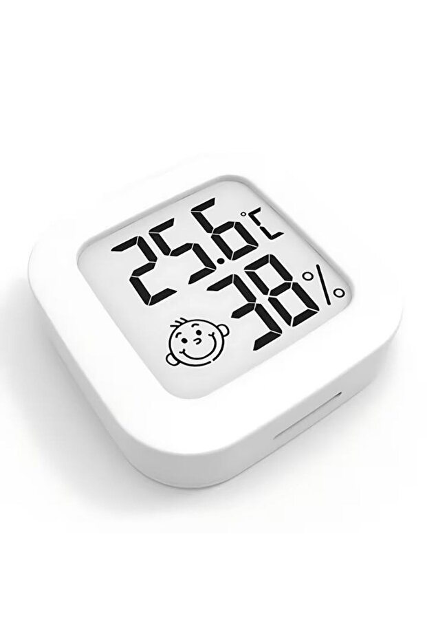 MACVI® Digital Thermometer and Hygrometer with LCD Display, Temperature and Humidity, Compact - 1