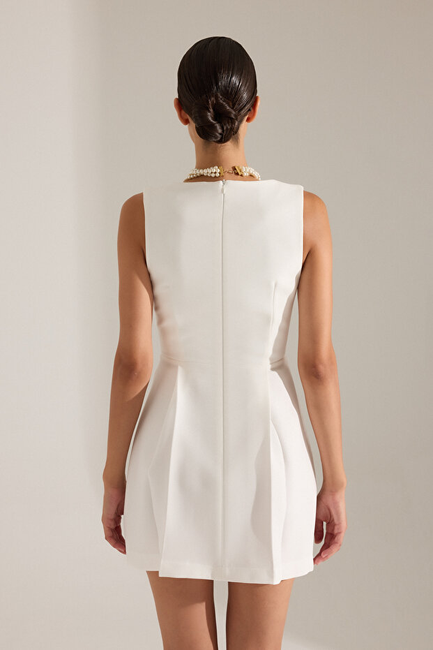 OCTOBER BEYAZ ELBİSE - 7