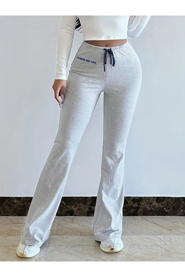 Women's Wide Leg Relaxed Fit High Waist Slim Sweatpants