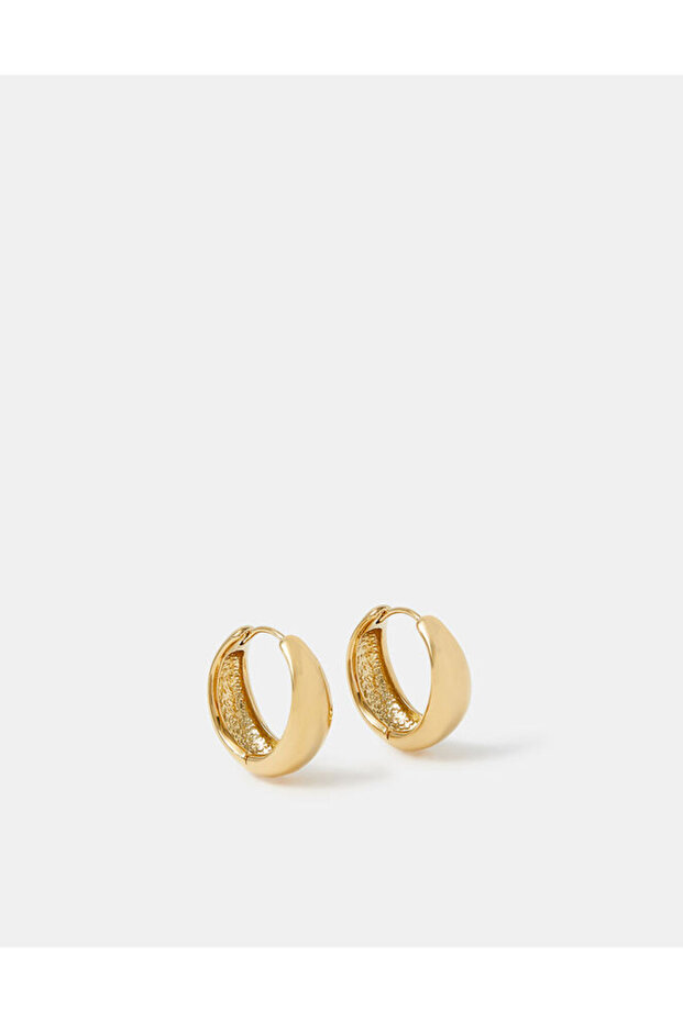 Z Chunky Küpe Altın Kaplama - 3