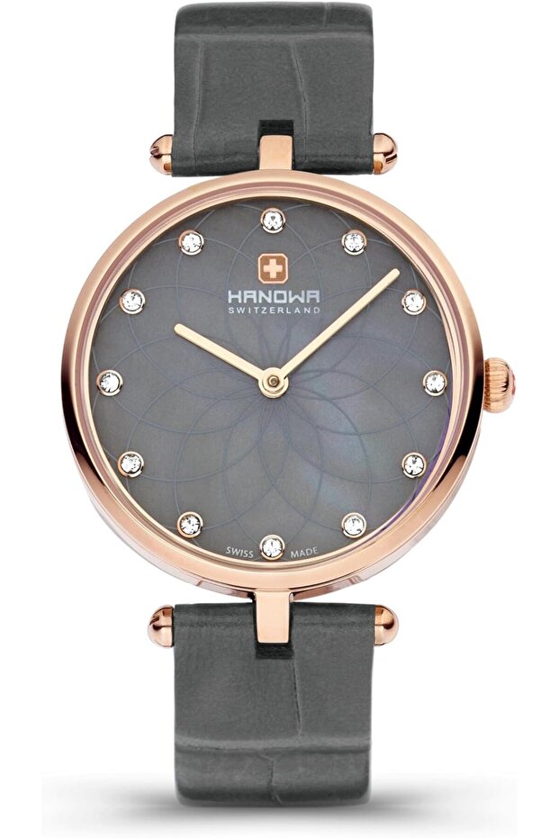 Maggia 30mm Women's Watch With Leather Strap & Sapphire Glass