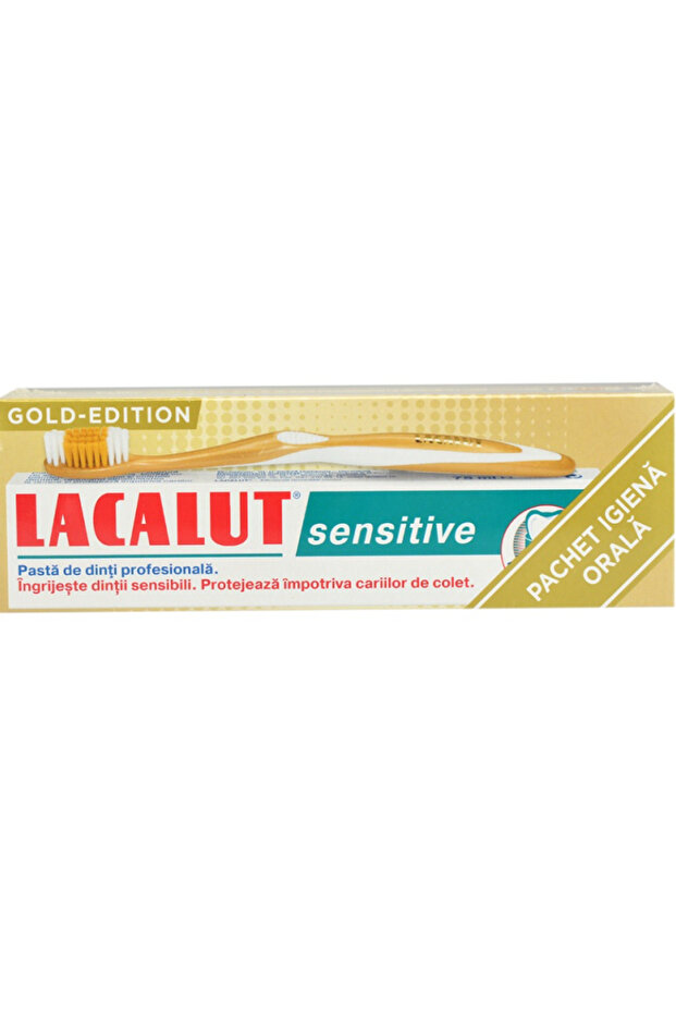 Sensitive Toothpaste, 75 ml + Gold Edition Toothbrush - 1