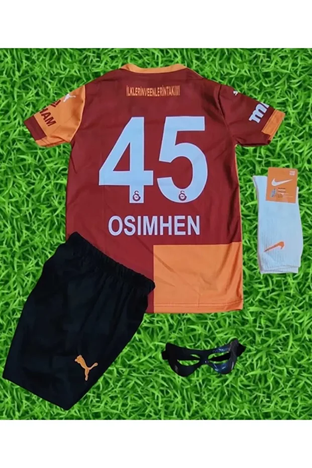 g̷a̷l̷a̷t̷s̷a̷r̷a̷y̷2026 Beş Yıldız ./O.'s'i'm'h'e'n İç Saha Çocuk Forması 4Lü Set (PASİFİK HOLDİNG) - 1