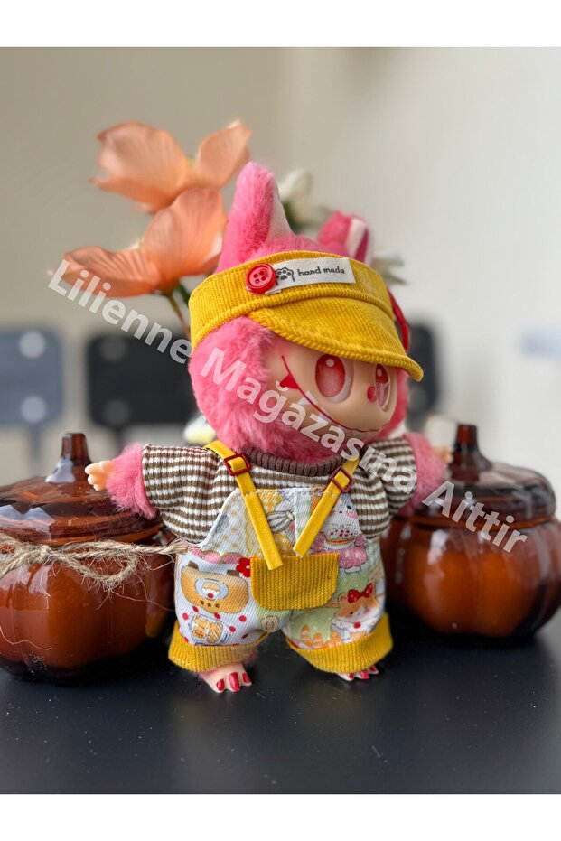 Lilienne Elbiseli Labubu Anahtarlık ( Görselin aynısı gönderilecektir. ) - 2