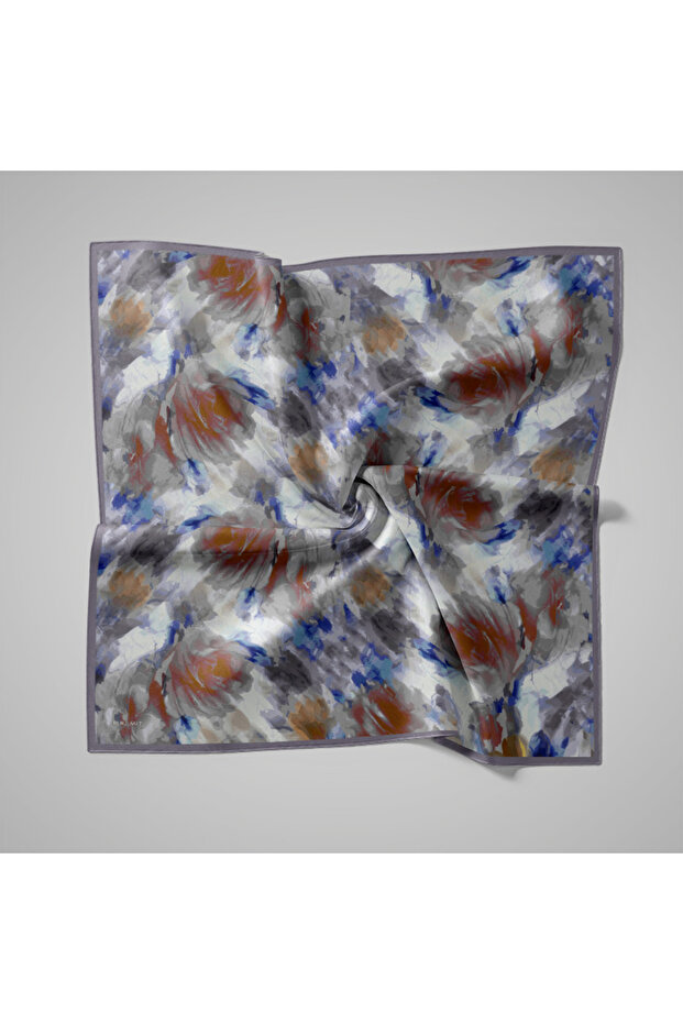 Natural Patterned Scarf - 1