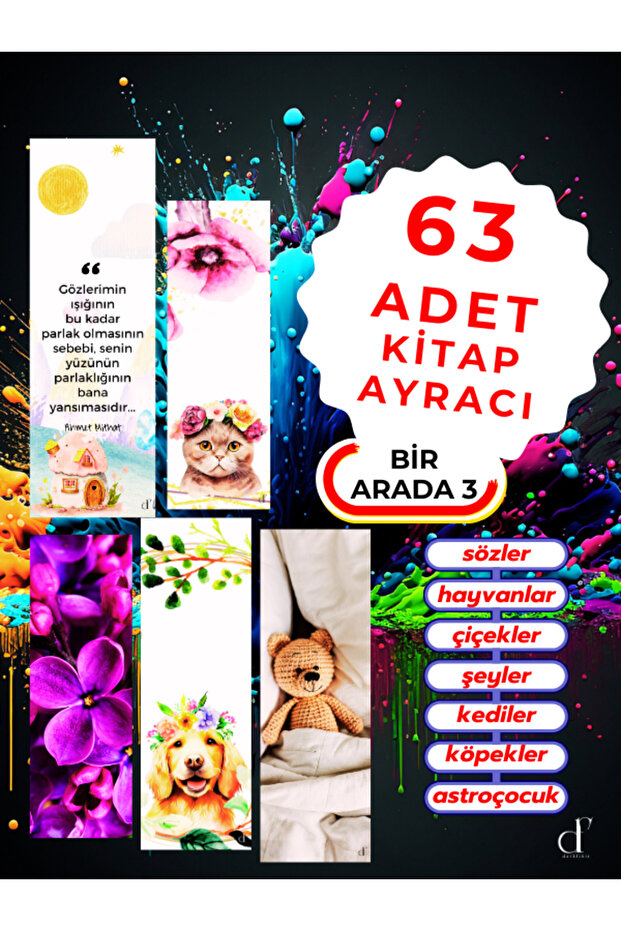 Set of 63 Bookmarks - Bir Arada3