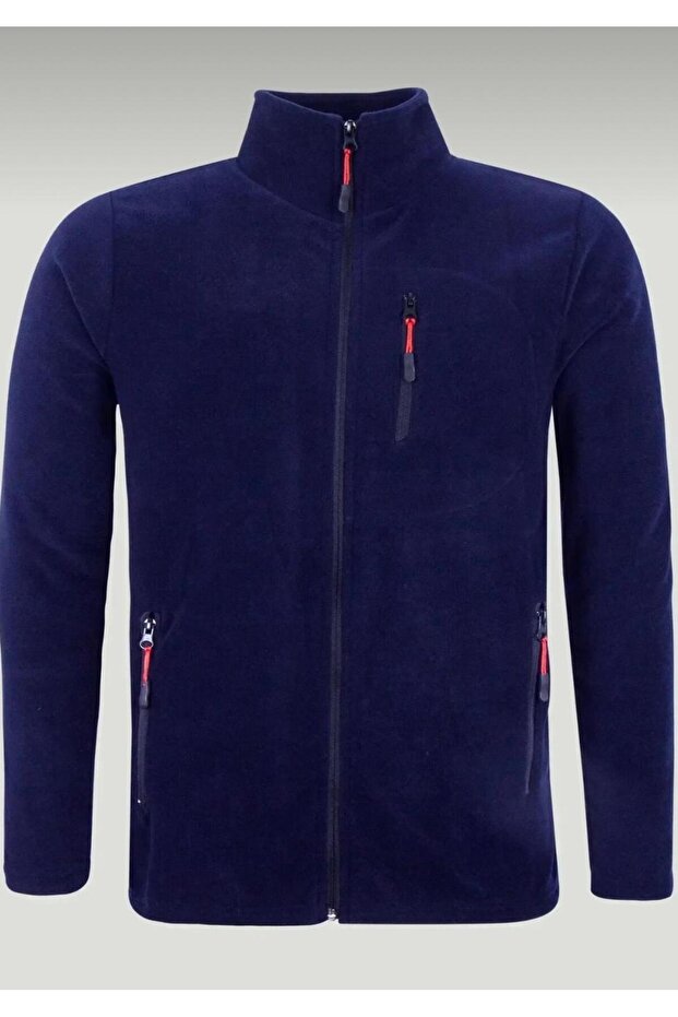 Men's Fleece Full Zip 3 Pocket Outdoor Thick Fleece Jacket