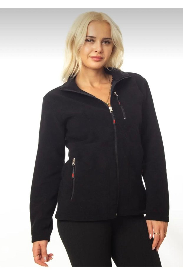 Women's Fleece Full Zip 3 Pocket Outdoor Thick Fleece Jacket