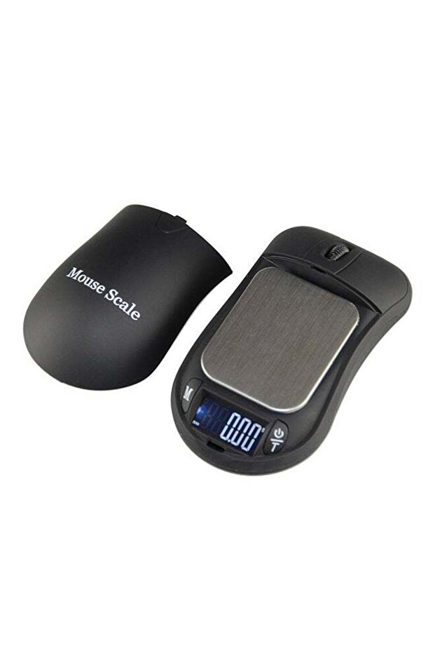 Portable Mini Mouse Style Digital Gram Precise Scale Capacity 200 Grams Black - 1