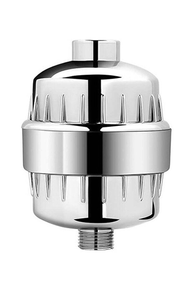 High Output Universal Shower Filter Kit Silver 8.5x8.5x12cm