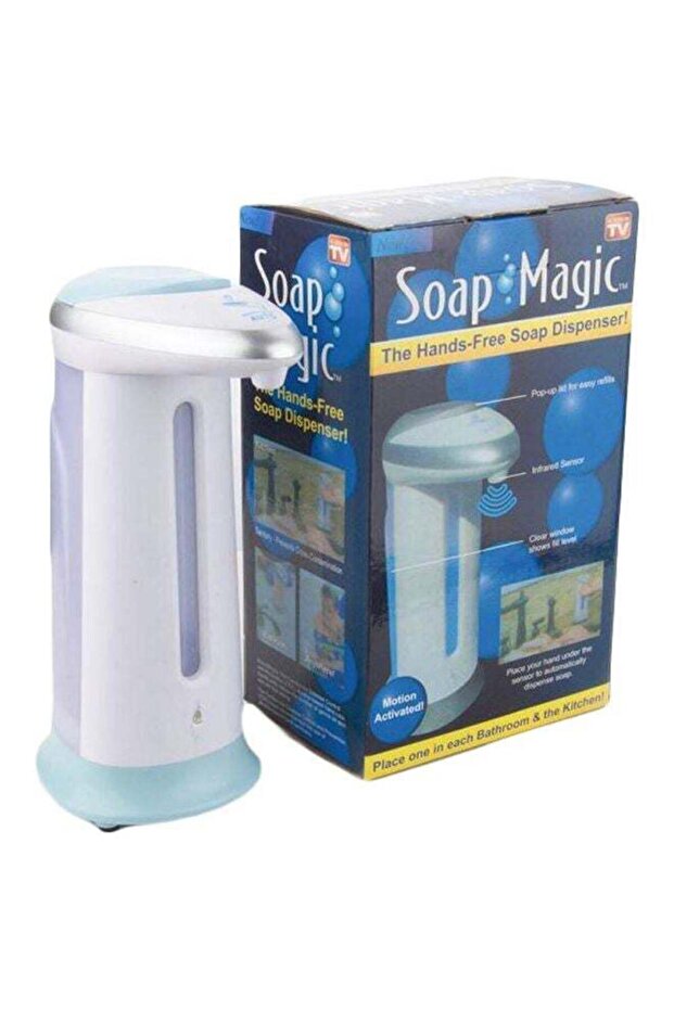 Hands-Free Soap Dispenser With LED White/Green/Clear