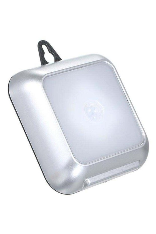 Silvery Motion Sensor LED Night Light White