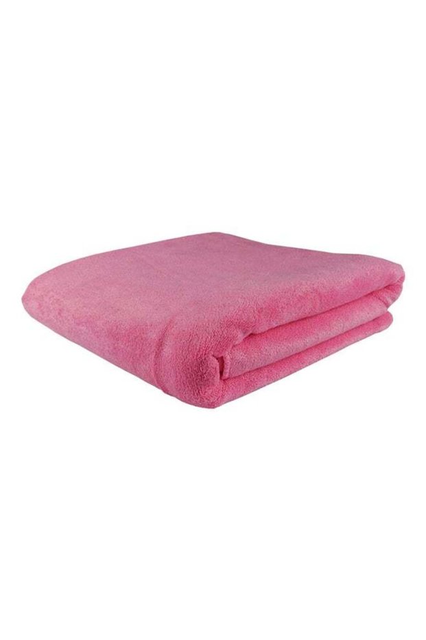 Microfiber Bath Towels Pink 70x140cm