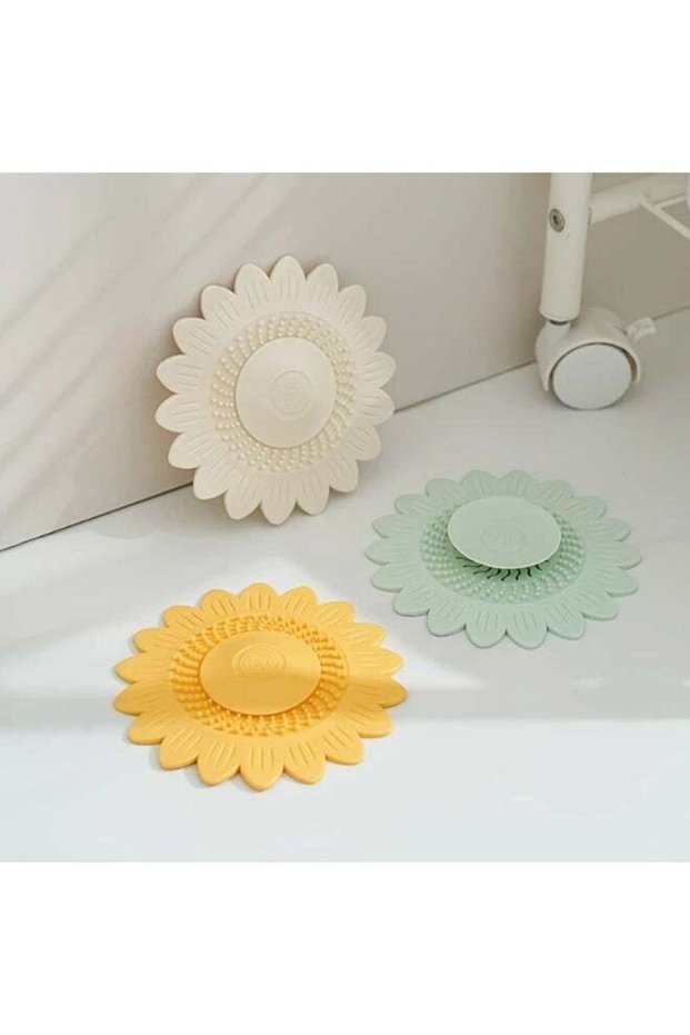 3pcs of Sewage Floor Drain Deodorizers, Toilet Hair Filter Screen, Bathroom Sink, Hair-Proof Floor