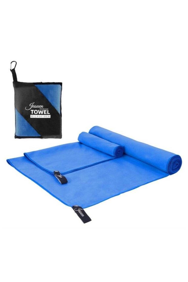 2 Pack Quick Drying Gym Towel Soft Microfiber Lightweight Sport Sweat Towel Perfect Travel Camping