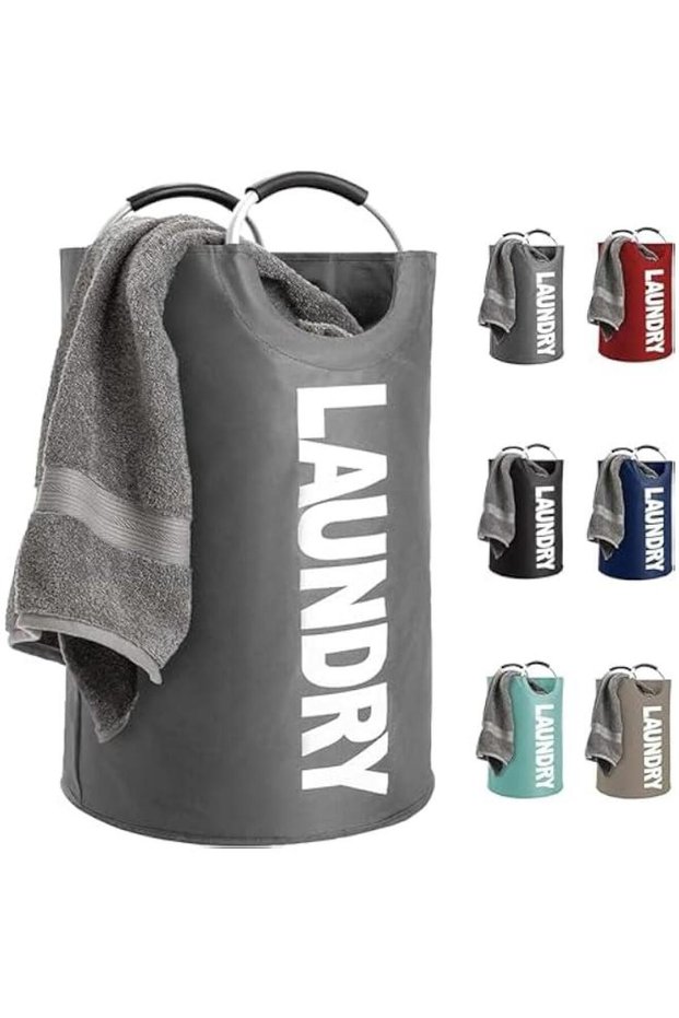 82L Large Collapsible Laundry Basket - Waterproof Laundry Hamper - Foldable laundry bag