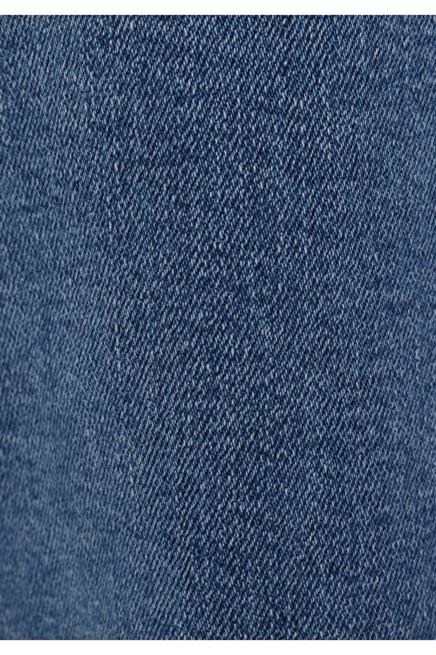 Regular Fit Erkek Açik İndigo Jean Pantolon - 6