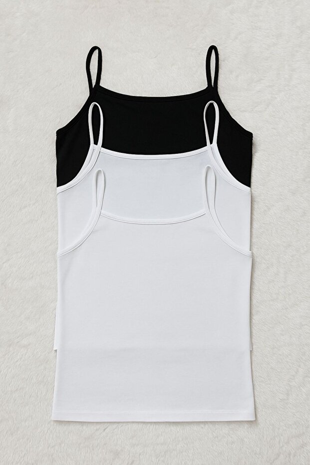 3 LÜ PAMUKLU ATLET - 1