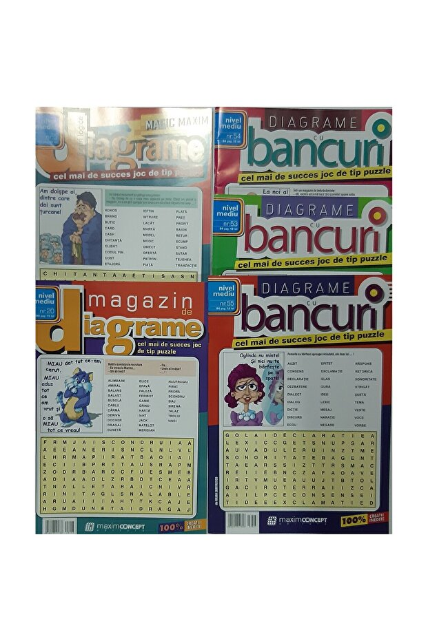 Chart set (magic chart, chart store, joke charts) - intermediate level - 3