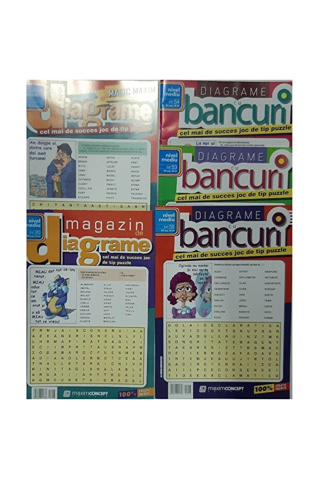 Chart set (magic chart, chart store, joke charts) - intermediate level - 2