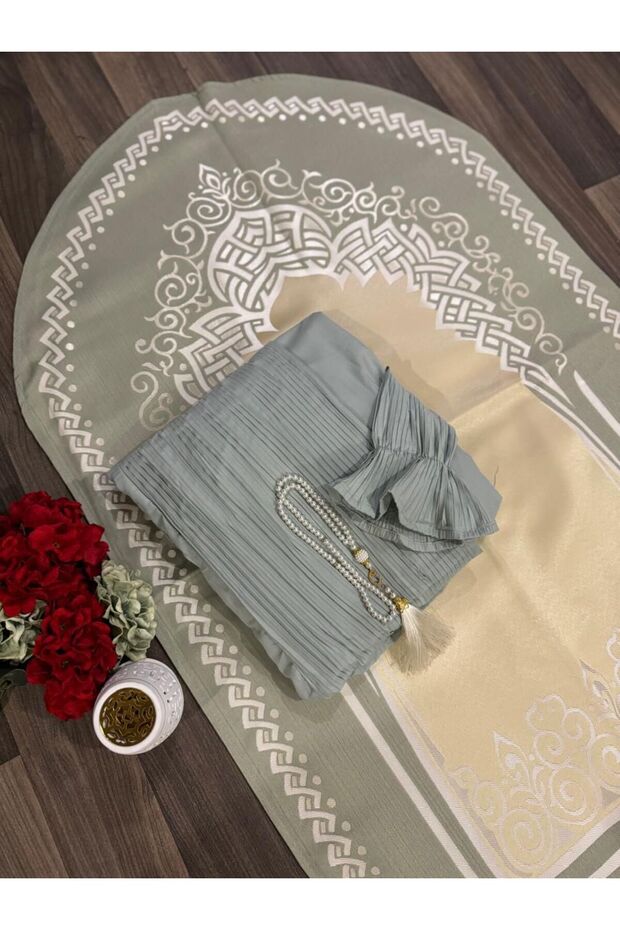 طقم سجاد صلاه مع الشرشف صلاه - 1