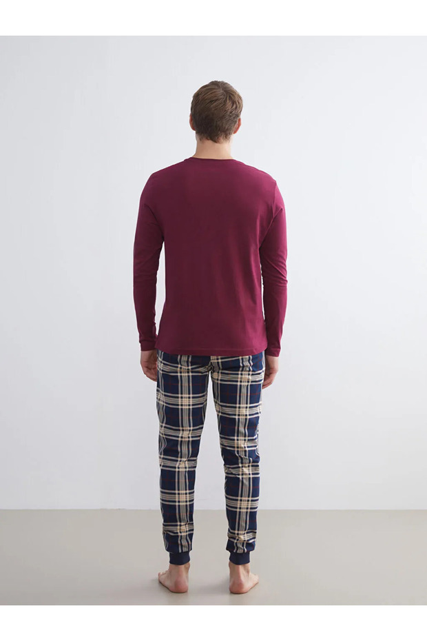 Standart Kalıp Erkek Pijama Takımı - 4