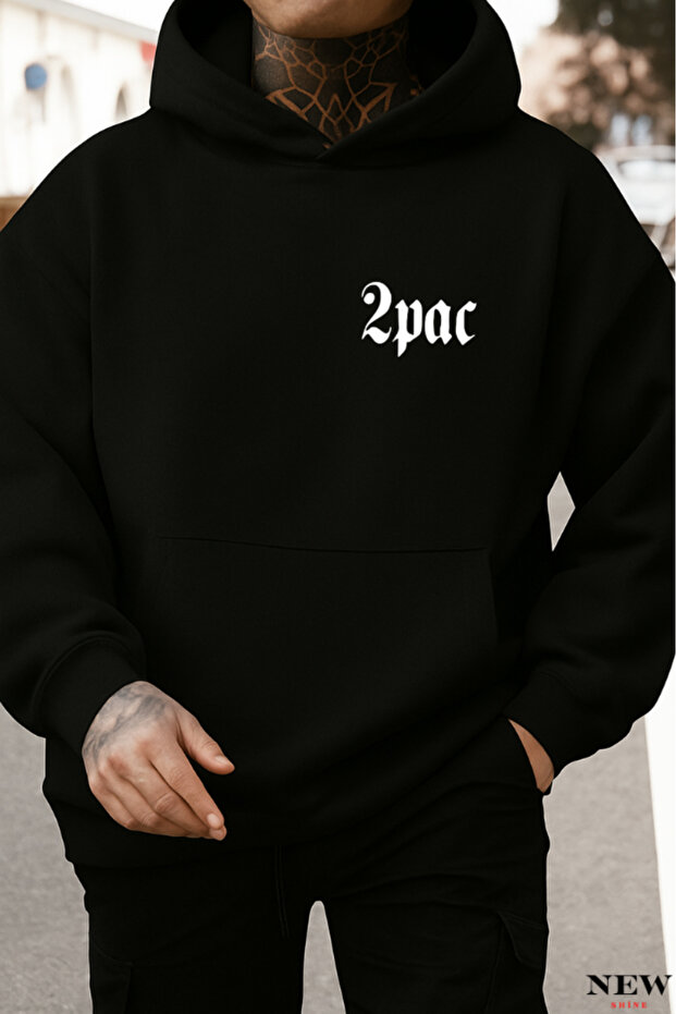 Tupac Baskılı Sweatshirt - 1