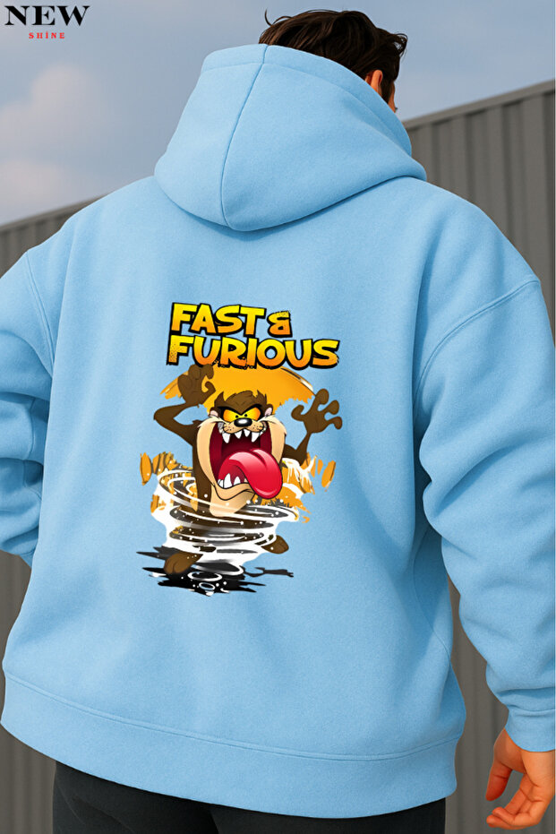 سويت شيرت مطبوع عليه Fast Furious