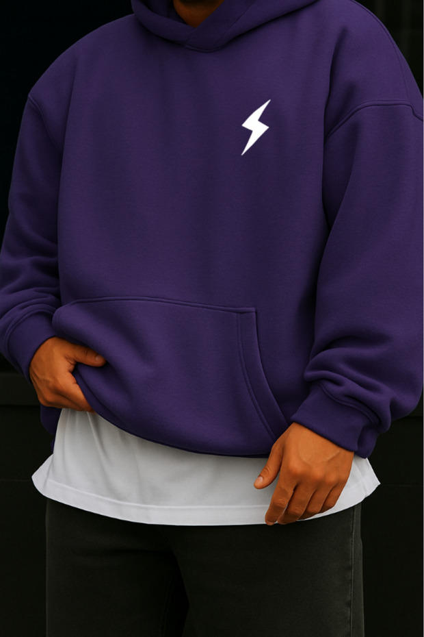 سويت شيرت بطبعة البرق - 1