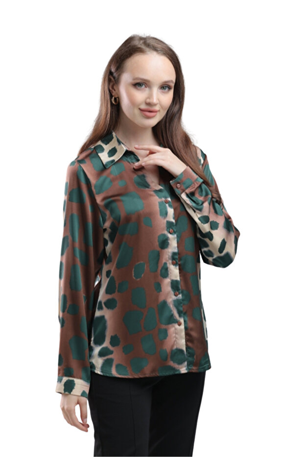 Safari Chic Blouse - 1