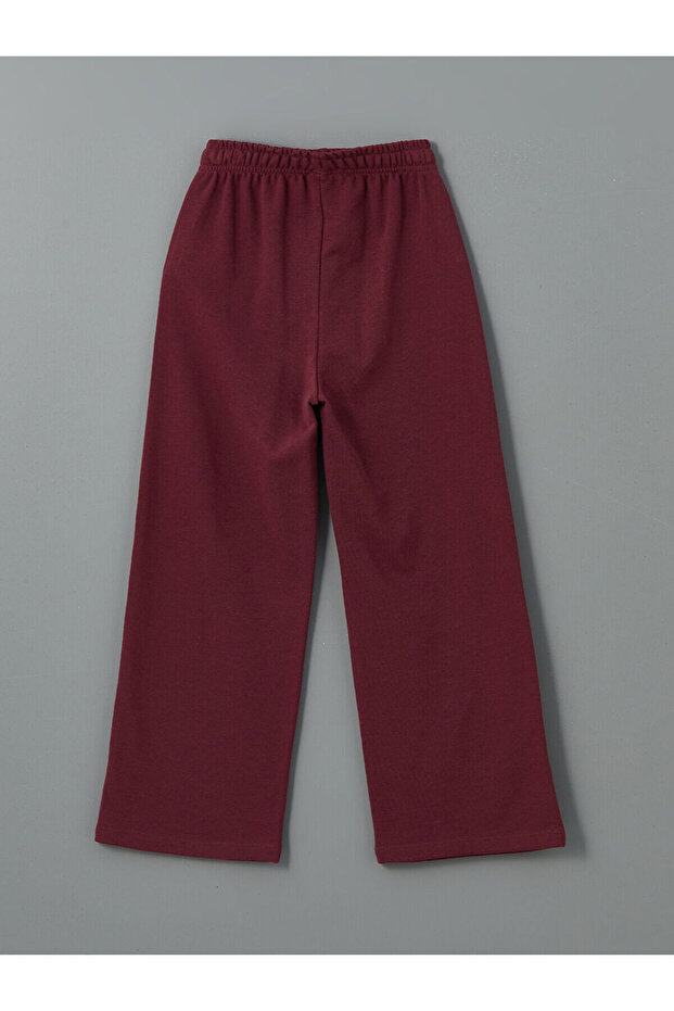 Beli Lastikli Kız Çocuk Eşofman Alt - 3