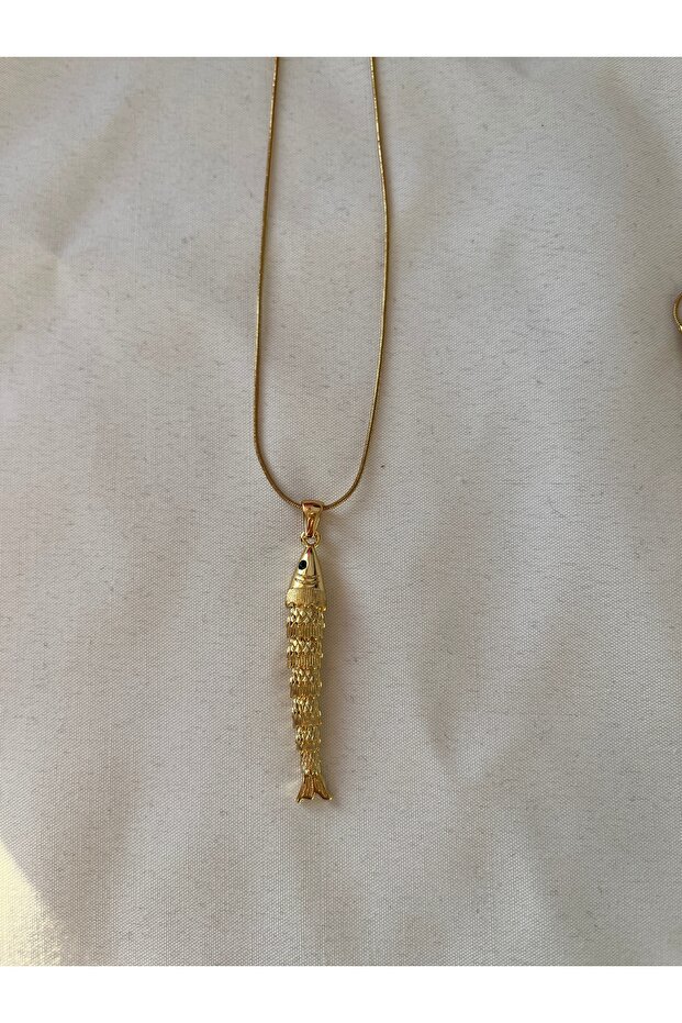Special Series Steel Movable Fish Necklace