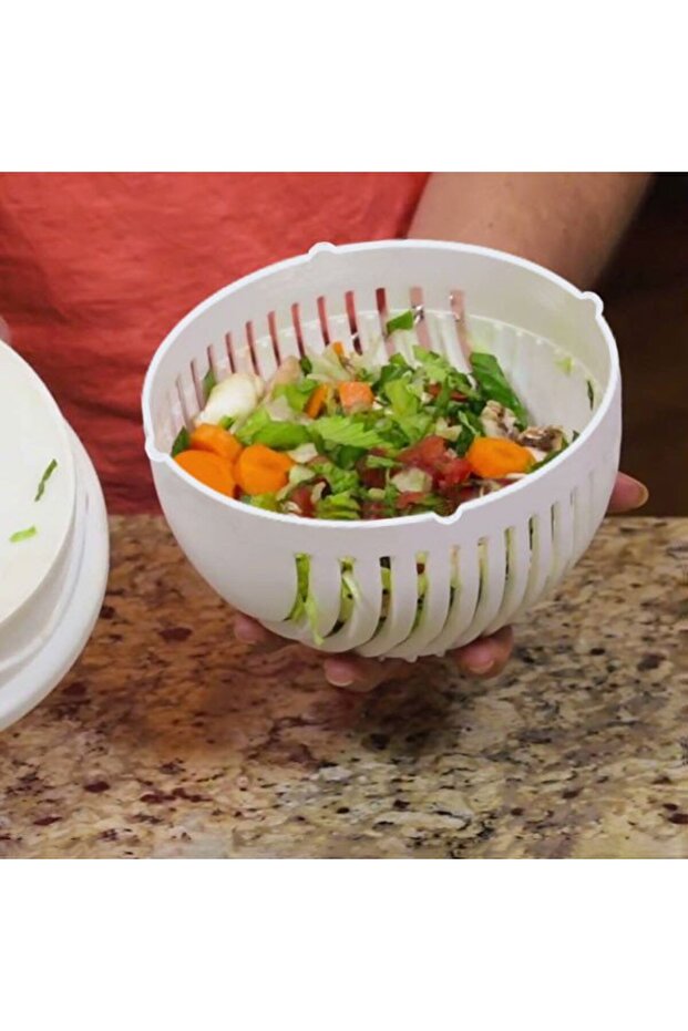 Salata Yapma Seti Pratik - Salad Cutter Bowl - 5