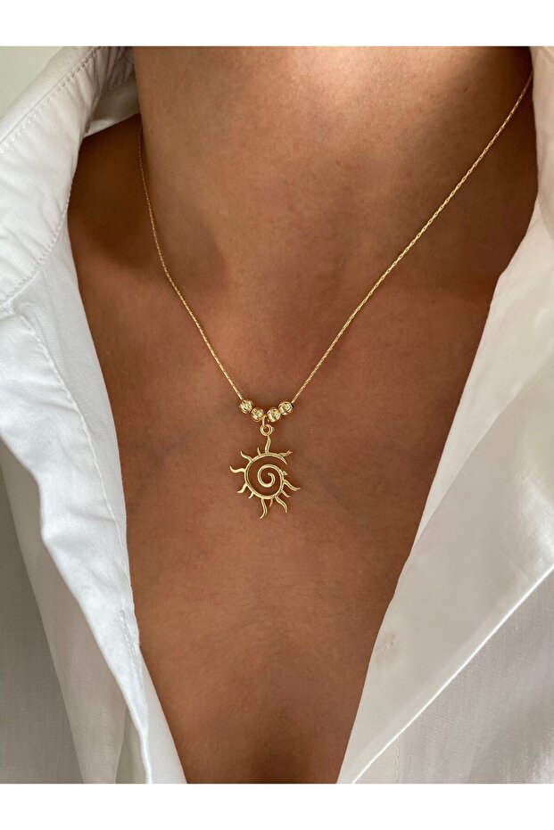 Daughter of the Sun Gold Color Necklace