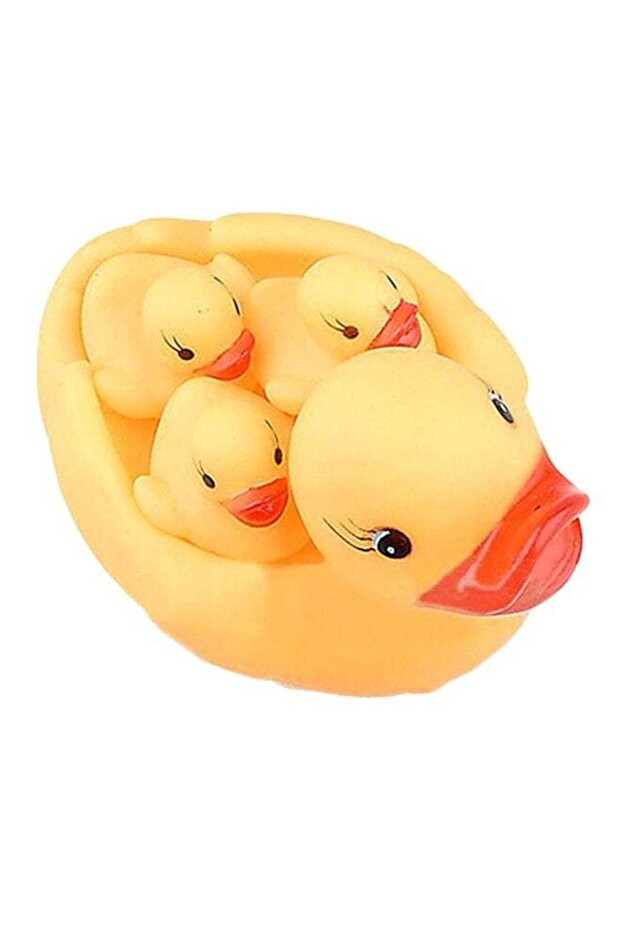 مجموعة ألعاب حمام البطة المكونة من 4 قطع - 1