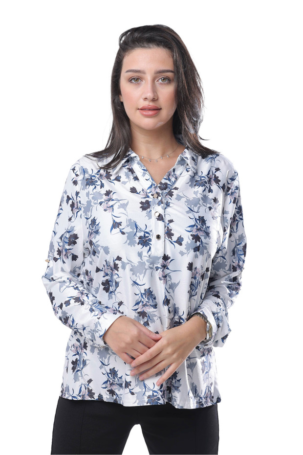 بلوزة زهرة الخريف - 2