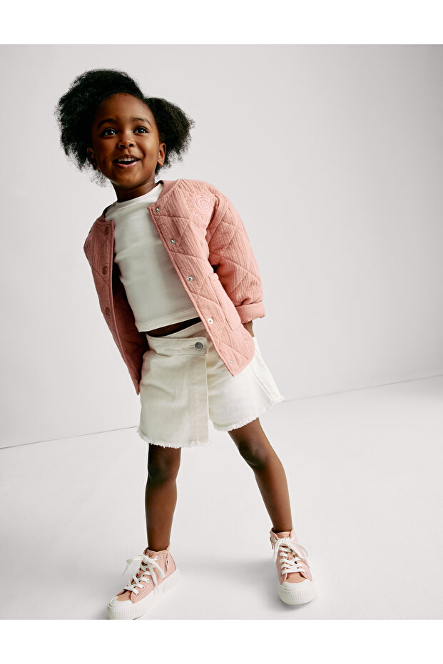 Kapitone Çocuk Ceket - 1