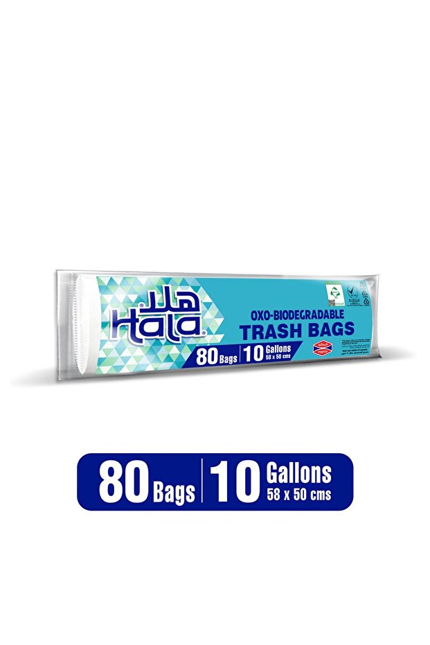 Oxo Biodegradable Trash Bags96 pcs Strong 5 Gallon Size Eco Friendly Waste Solution