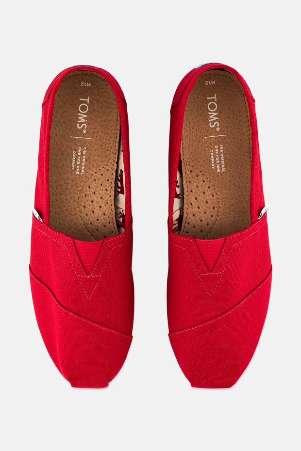 Men Classics Canvas Shoes, Red - 3