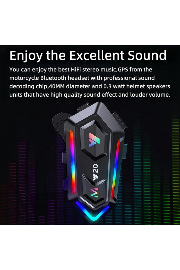 Y20 İNTERCOM RGB IŞIKLI (YÜKSEK SES ÇIKIŞLI) - 3