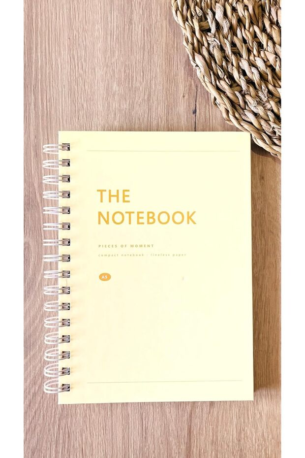 Snshop Promotional Hardcover Spiral Bound 80 Sheets Unlined A5 Notebook, Notepad, Read - 1